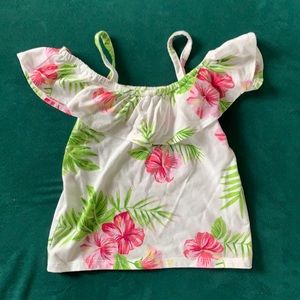 Floral Off the Shoulder Tank